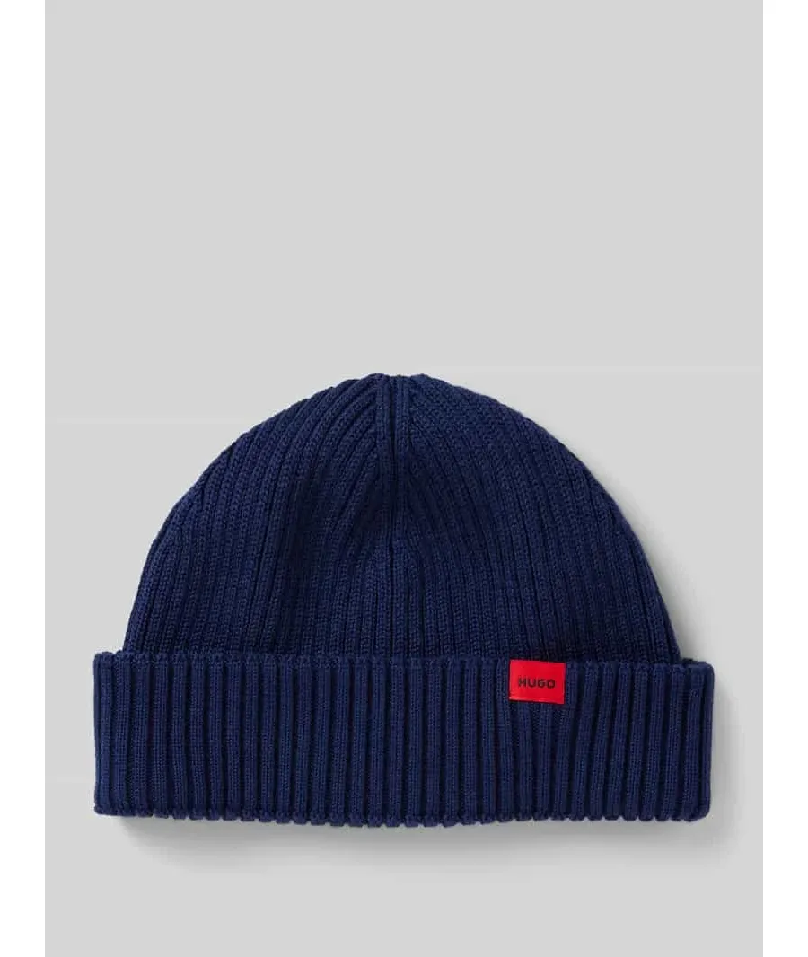 obrazek 1 Czapka beanie z detalem z logo model ‘Xush’