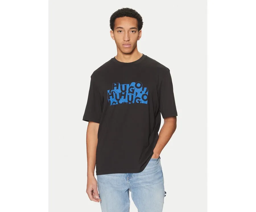 obrazek 1 HUGO T-Shirt Nafralo 50533528 Czarny Regular Fit