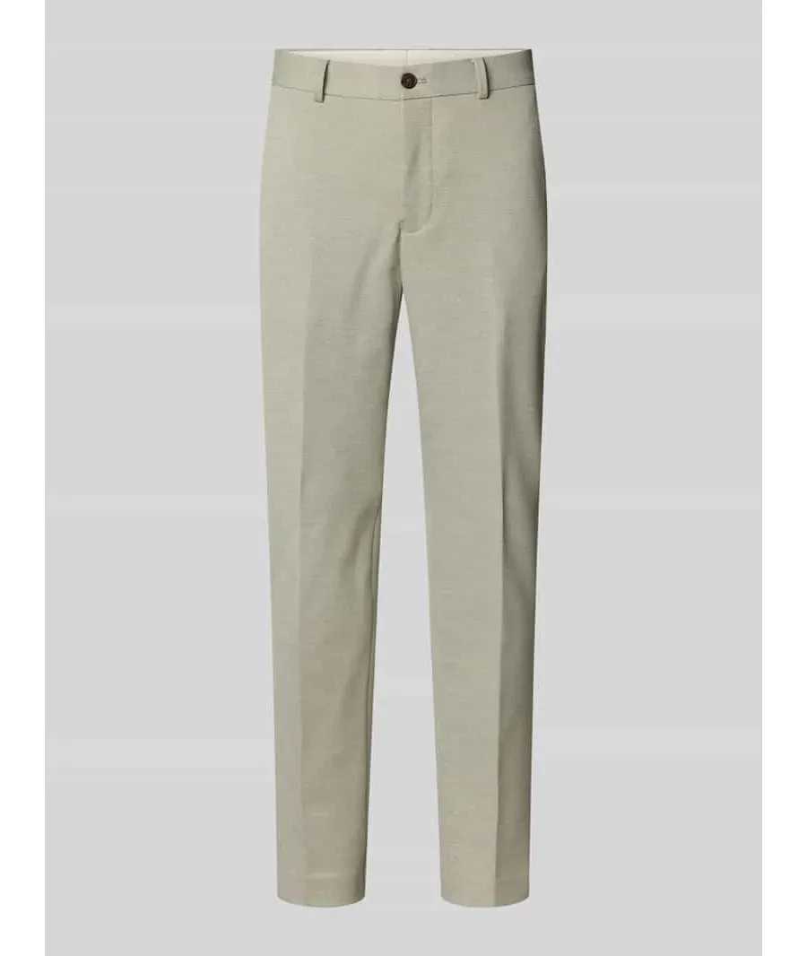 obrazek 1 Spodnie materiałowe z wpuszczanymi kieszeniami w stylu francuskim model ‘SLIMAITOR’