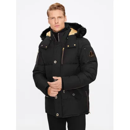 Zdjęcie Moose Knuckles Kurtka puchowa Gold 3Q Jacket Sharling M32MJ128GS Czarny Regular Fit