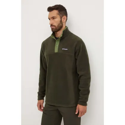 Zdjęcie Columbia bluza sportowa Steens Mountain Half Snap kolor zielony wzorzysta 2097721