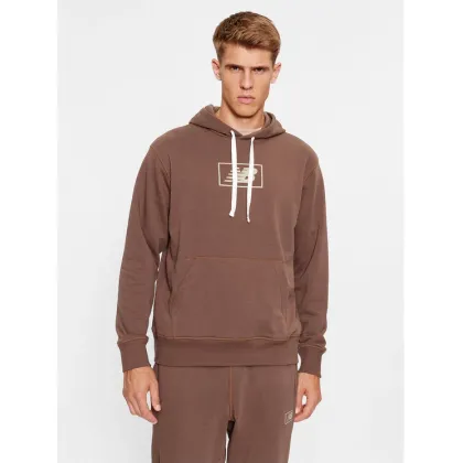 Zdjęcie New Balance Bluza NB Essentials Hoodie MT33508 Brązowy Regular Fit