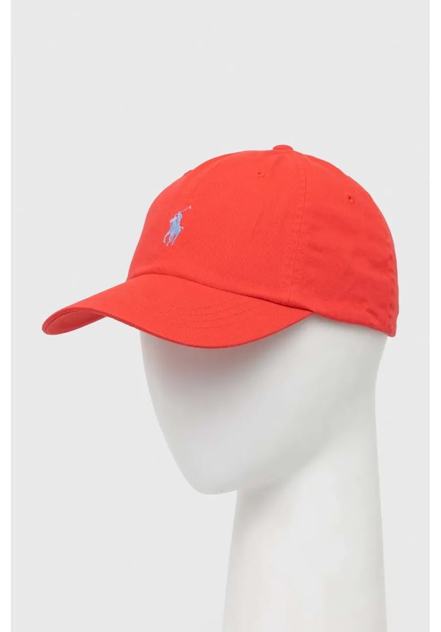 obrazek 1 Polo Ralph Lauren czapka z daszkiem bawełniana kolor czerwony 710667709