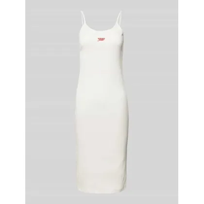 Zdjęcie Tommy Jeans Sukienka letnia Script DW0DW20330 Beżowy Slim Fit