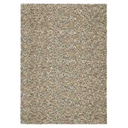 Picture Elegant beige loop carpet - STONE 18801