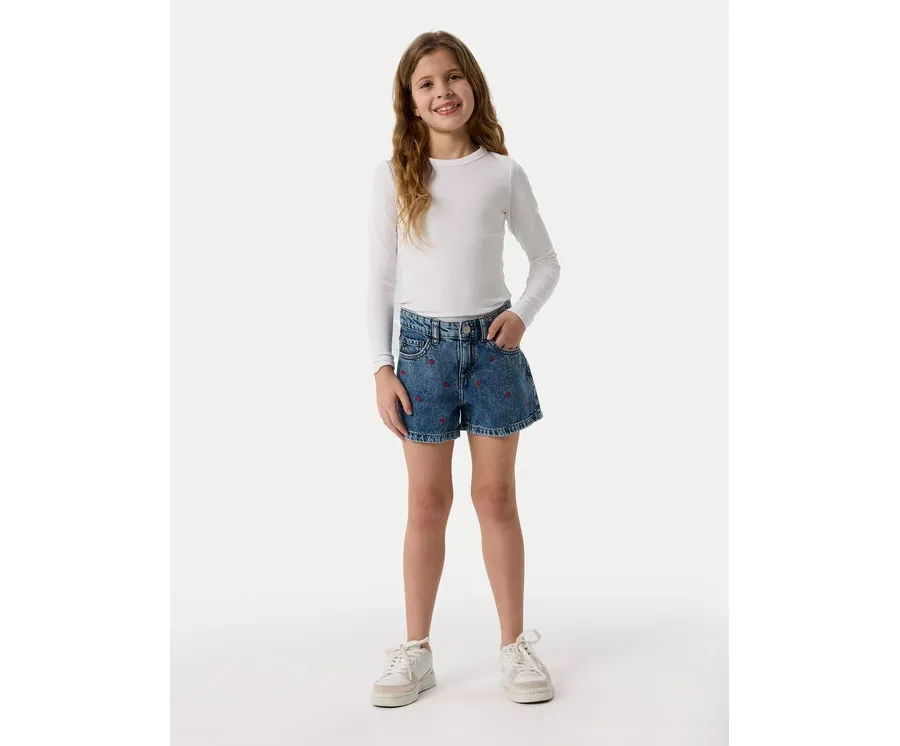 obrazek 1 NAME IT Szorty jeansowe Bella 13229316 Niebieski Regular Fit