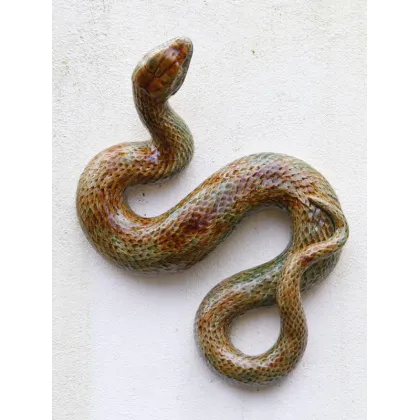 Picture Ceramic decorative snake 66x50x15 cm - Bordallo Pinheiro