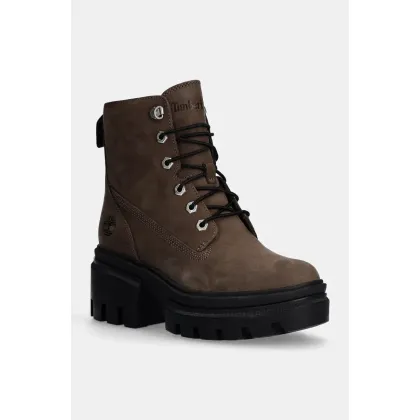 Zdjęcie Timberland workery nubukowe Everleigh kolor brązowy na słupku TB0A2EGSEM51