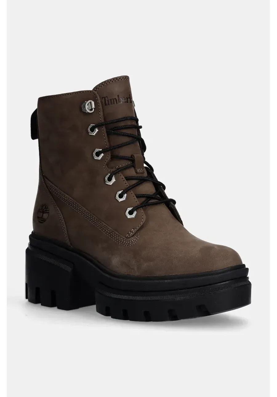 obrazek 1 Timberland workery nubukowe Everleigh kolor brązowy na słupku TB0A2EGSEM51