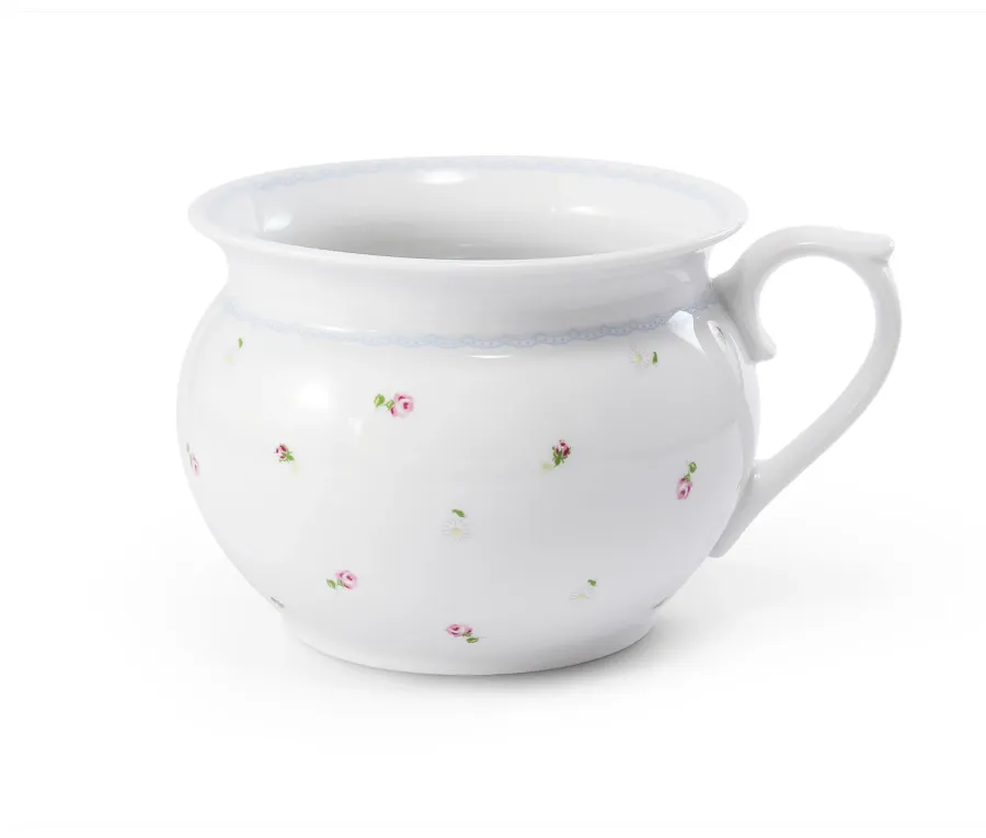 obrazek 1 Porcelanowy wazon z uchem o ponadczasowym kształcie – Leander