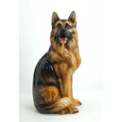 Picture Large ceramic German Shepherd