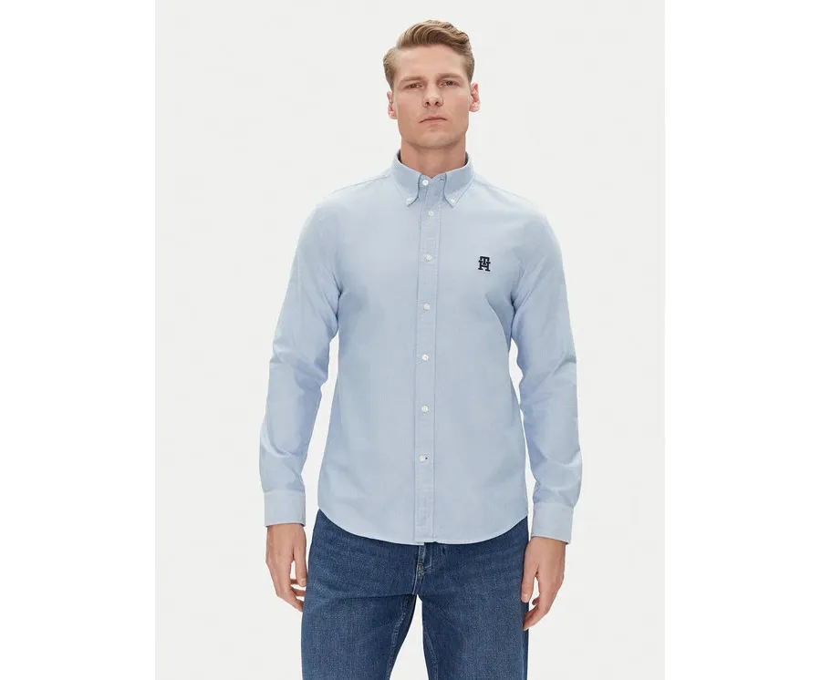 obrazek 1 Tommy Hilfiger Koszula Heritage MW0MW39235 Błękitny Regular Fit