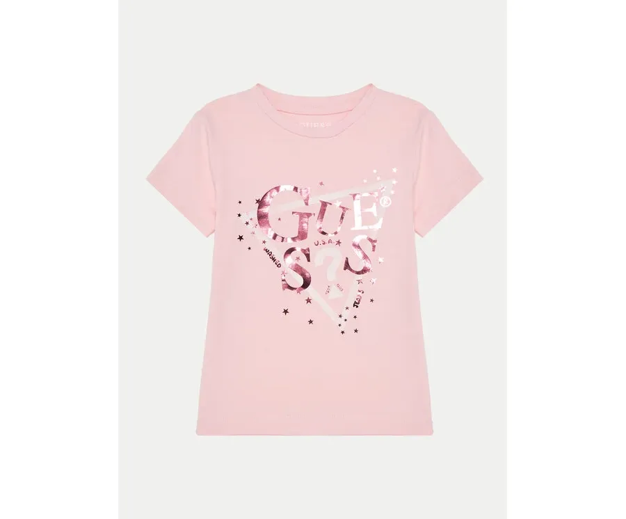obrazek 1 Guess T-Shirt K5RI00 K6YW4 Różowy Regular Fit