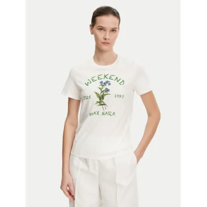 Zdjęcie Weekend Max Mara T-Shirt Teiera 2515971052 Biały Regular Fit
