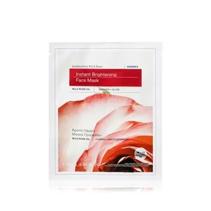 Zdjęcie KORRES Apothecary Wild Rose radiant skin with instant effect Maseczka w płacie 20 ml