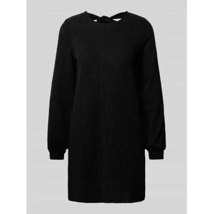 Zdjęcie Sukienka mini o kroju regular fit ze wzorem z efektownej przędzy model ‘CAROL’