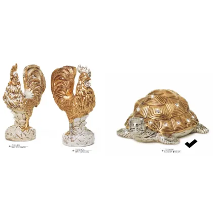 Picture Galapagos tortoise with Swarovski studs - Valle d'oro Patchi