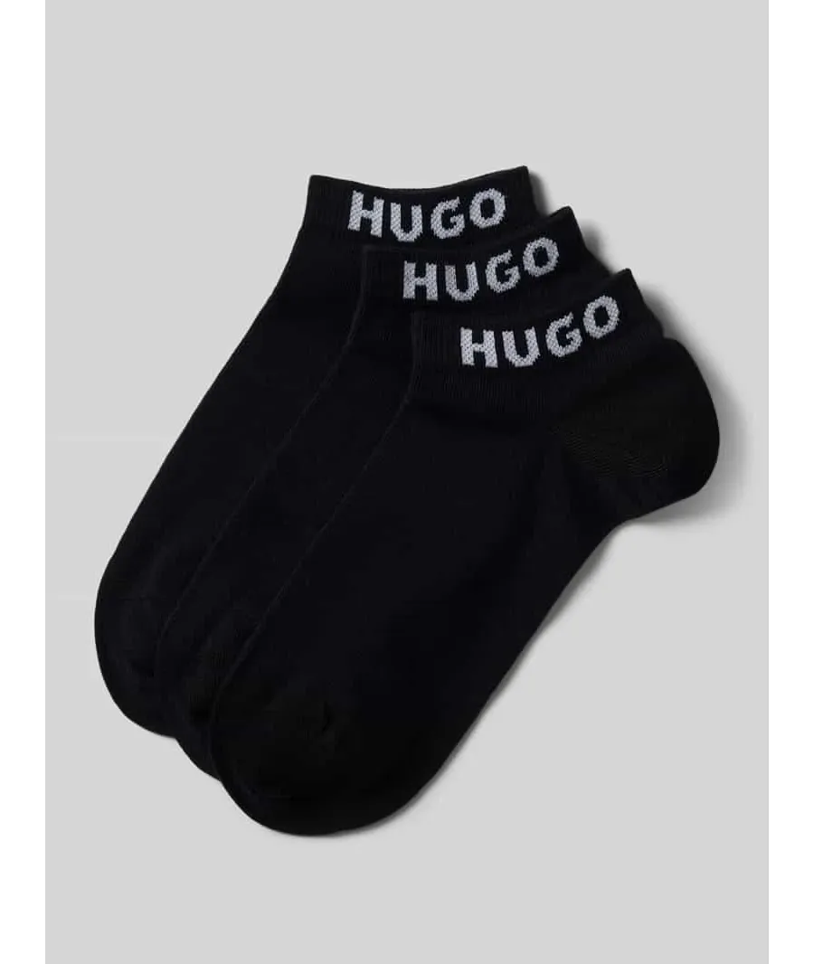 obrazek 1 Krótkie skarpety z detalem z logo w zestawie 3 szt.