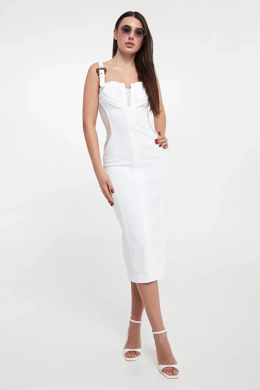 obrazek 1 Sukienka jeansowa VERSACE JEANS COUTURE Versace Jeans Couture