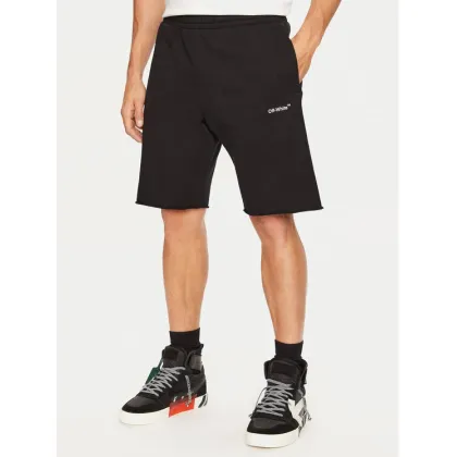 Zdjęcie Off-White Szorty sportowe OMCI006S22FLE0151001 Czarny Regular Fit