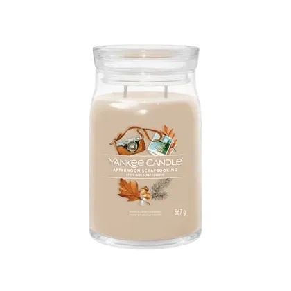 Zdjęcie Yankee Candle Afternoon Scrapbooking Signature Jar Świeca zapachowa 567 g