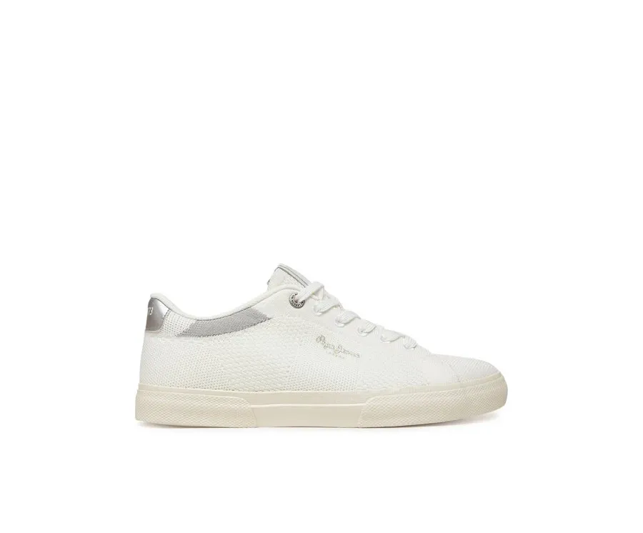 obrazek 1 Pepe Jeans Sneakersy Kenton Knit PLS31601 Biały