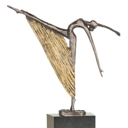 Zdjęcie Elegancka statuetka z platerowanego brązu