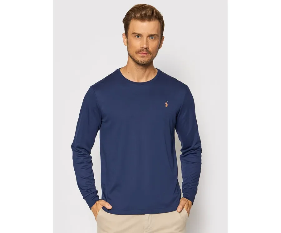 obrazek 1 Polo Ralph Lauren Longsleeve 710760121 Granatowy Slim Fit