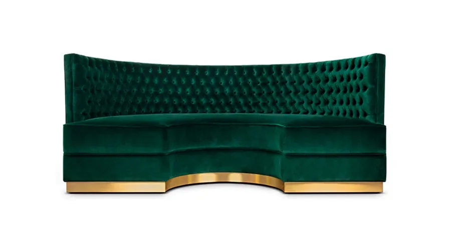 obrazek 1 Zielona okrągła sofa z Portugalii