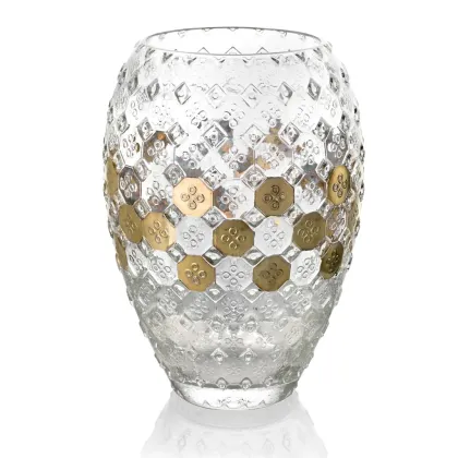 Zdjęcie Wyjątkowy wazon Sixties vases o oryginalnym geometrycznym zdobieniu – IVV