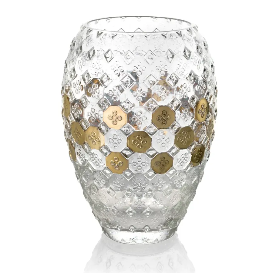 obrazek 1 Wyjątkowy wazon Sixties vases o oryginalnym geometrycznym zdobieniu – IVV