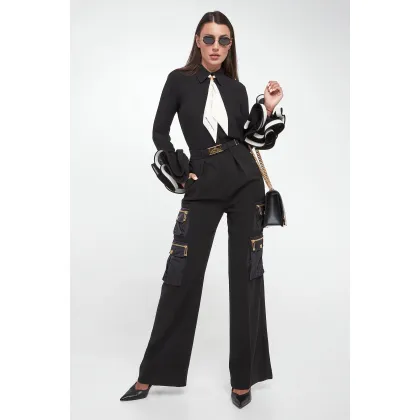 Zdjęcie Spodnie damskie cargo ELISABETTA FRANCHI Elisabetta Franchi