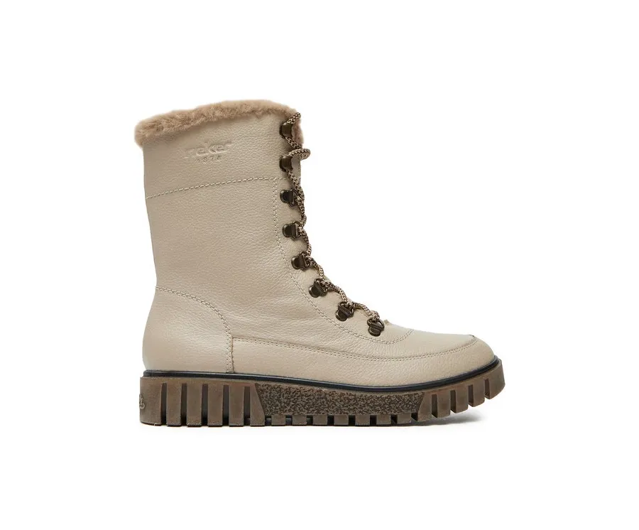 obrazek 1 Rieker Botki Y3405-60 Beżowy