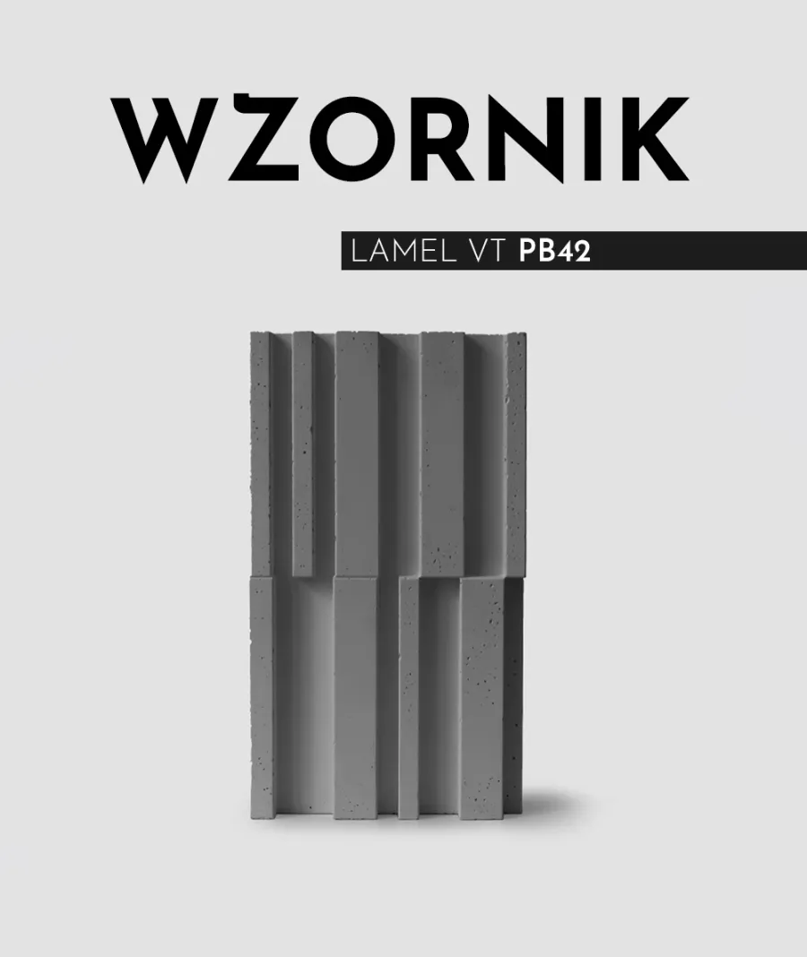 obrazek 1 Wzornik VT - (PB42) - próbnik lameli z betonu architektonicznego