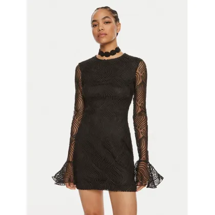 Zdjęcie ROTATE Sukienka koktajlowa Rositana 112947100 Czarny Slim Fit