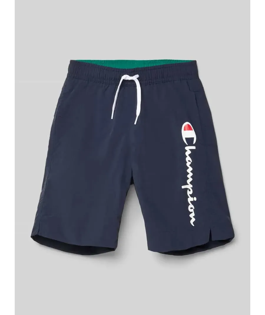 obrazek 1 Spodenki kąpielowe z nadrukiem z logo