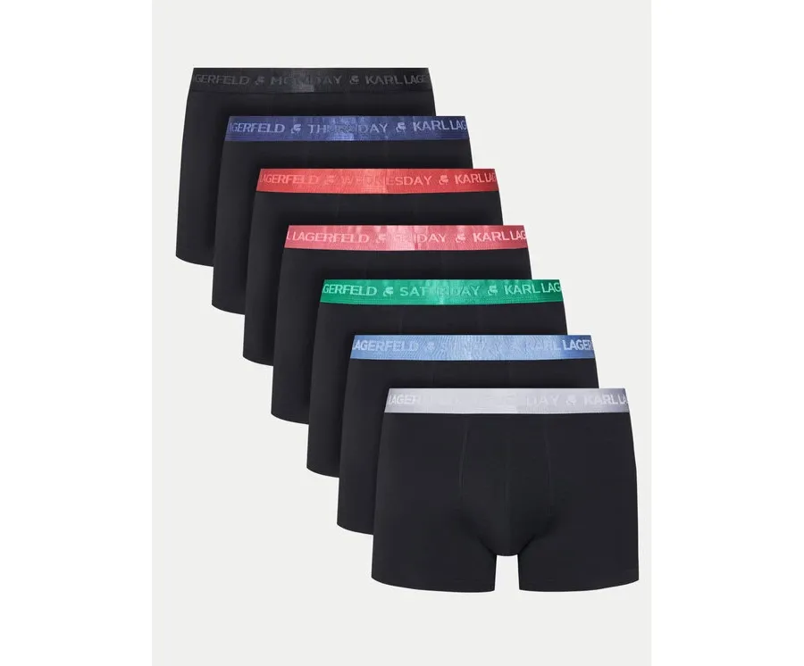 obrazek 1 KARL LAGERFELD Komplet 7 par bokserek A1M47118 Czarny