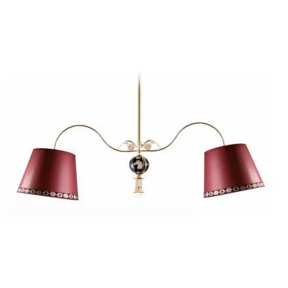 Zdjęcie Wyjątkowy żyrandol ze światłem 2+1 w komplecie z kloszami - Il Paralume Marina