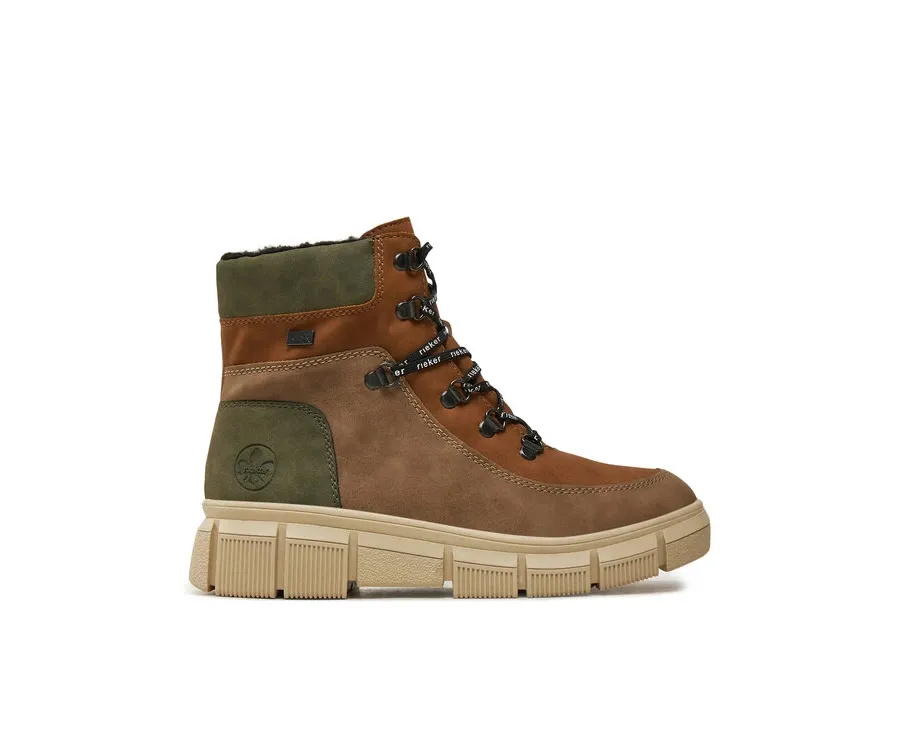 obrazek 1 Rieker Botki X3404-90 Brązowy