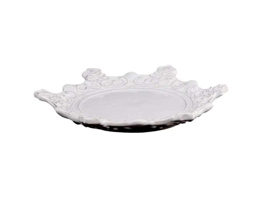 obrazek 1 Elegancki ceramiczny komplet 2 talerzy w kształcie korony - Virginia Casa