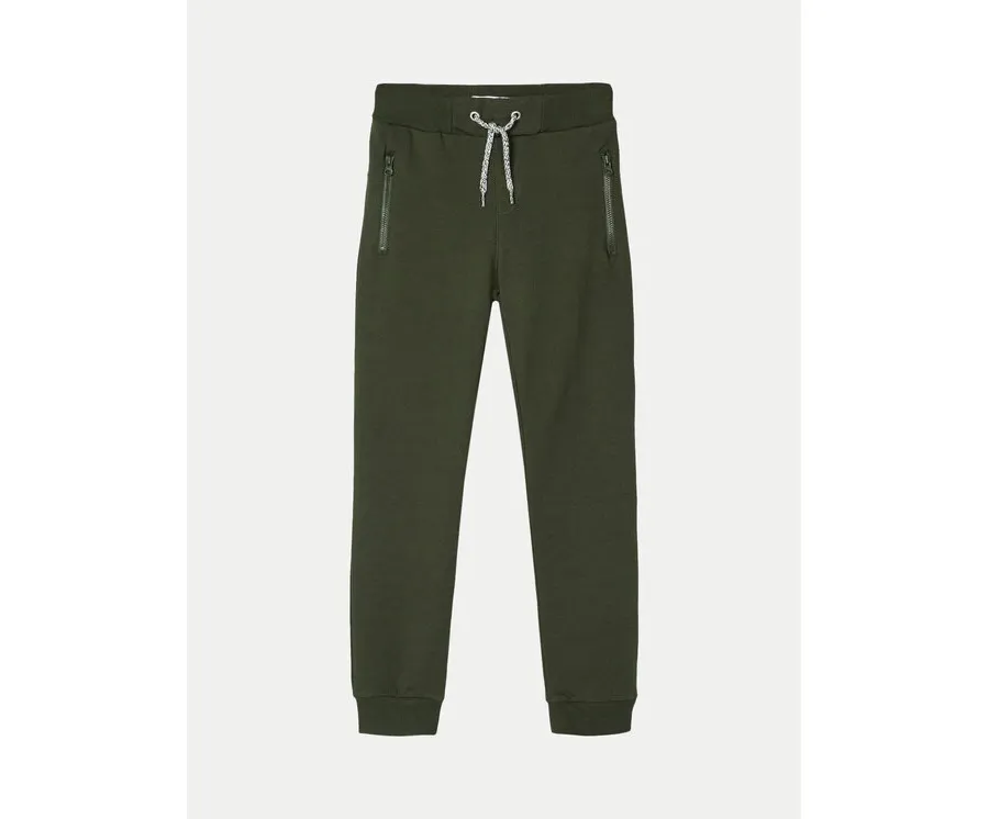 obrazek 1 NAME IT Spodnie dresowe 13147424 Zielony Regular Fit