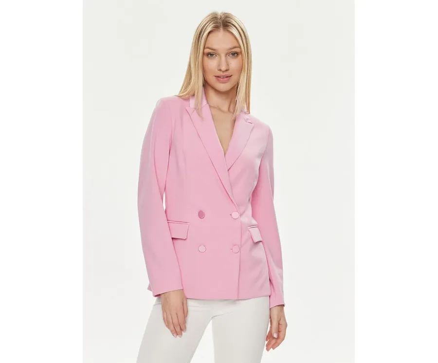 obrazek 1 ViCOLO Marynarka TB0080 Różowy Regular Fit
