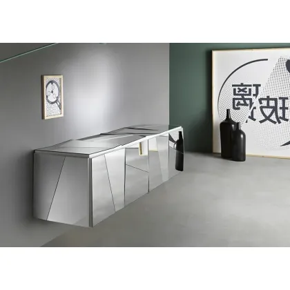 Zdjęcie Designerska szklana komoda do stylowych salonów - Tonelli Design