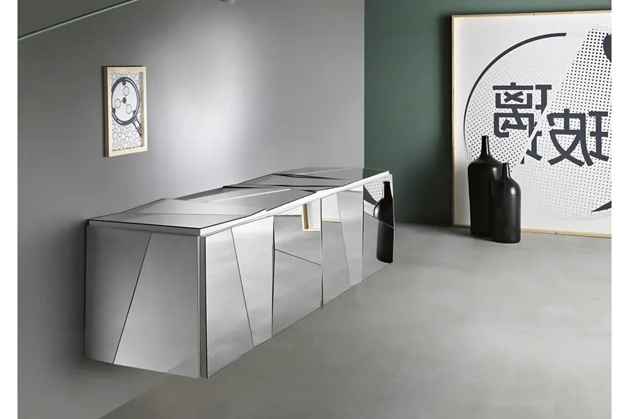 obrazek 1 Designerska szklana komoda do stylowych salonów - Tonelli Design