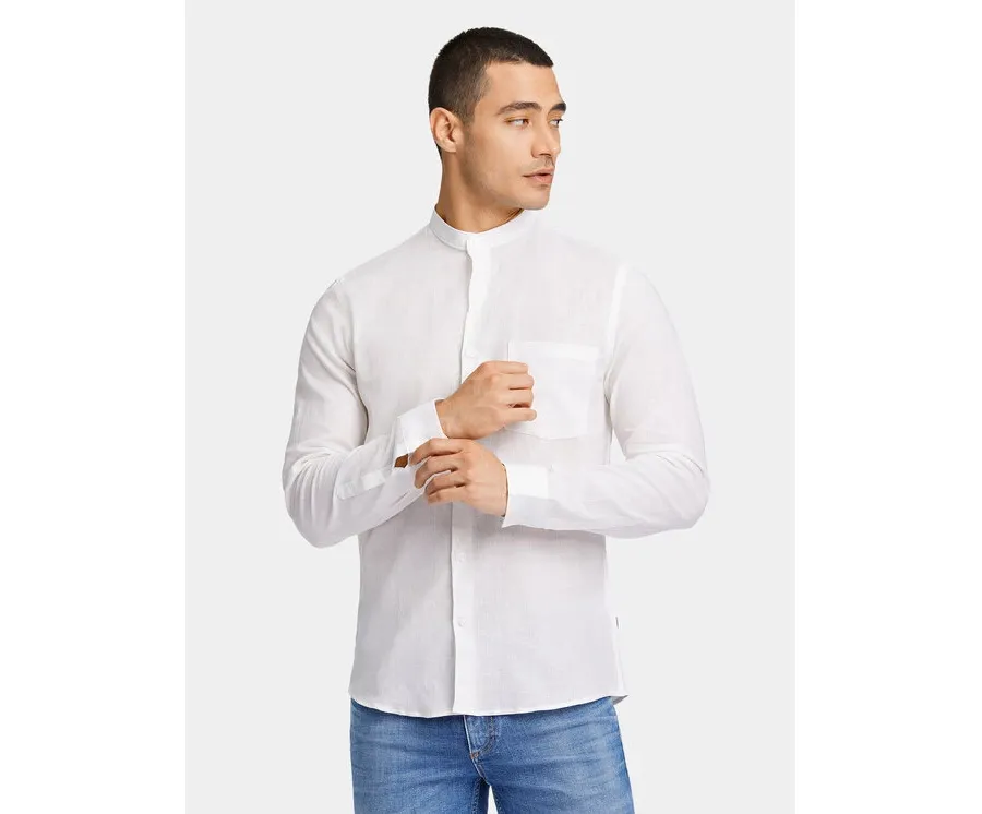 obrazek 1 Lindbergh Koszula 30-203344A Biały Slim Fit