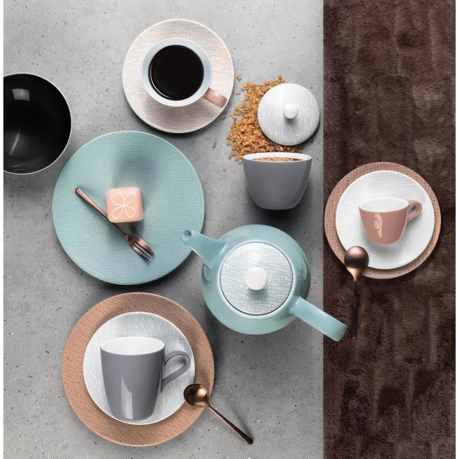 obrazek 4 Porcelanowa mała filiżanka do herbaty w kolorze czarnym - Seltmann Weiden