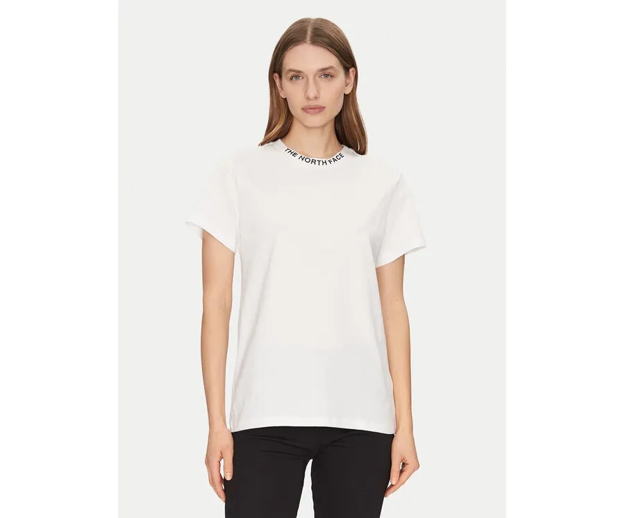 obrazek 1 The North Face T-Shirt Zumu NF0A87DJ Biały Relaxed Fit