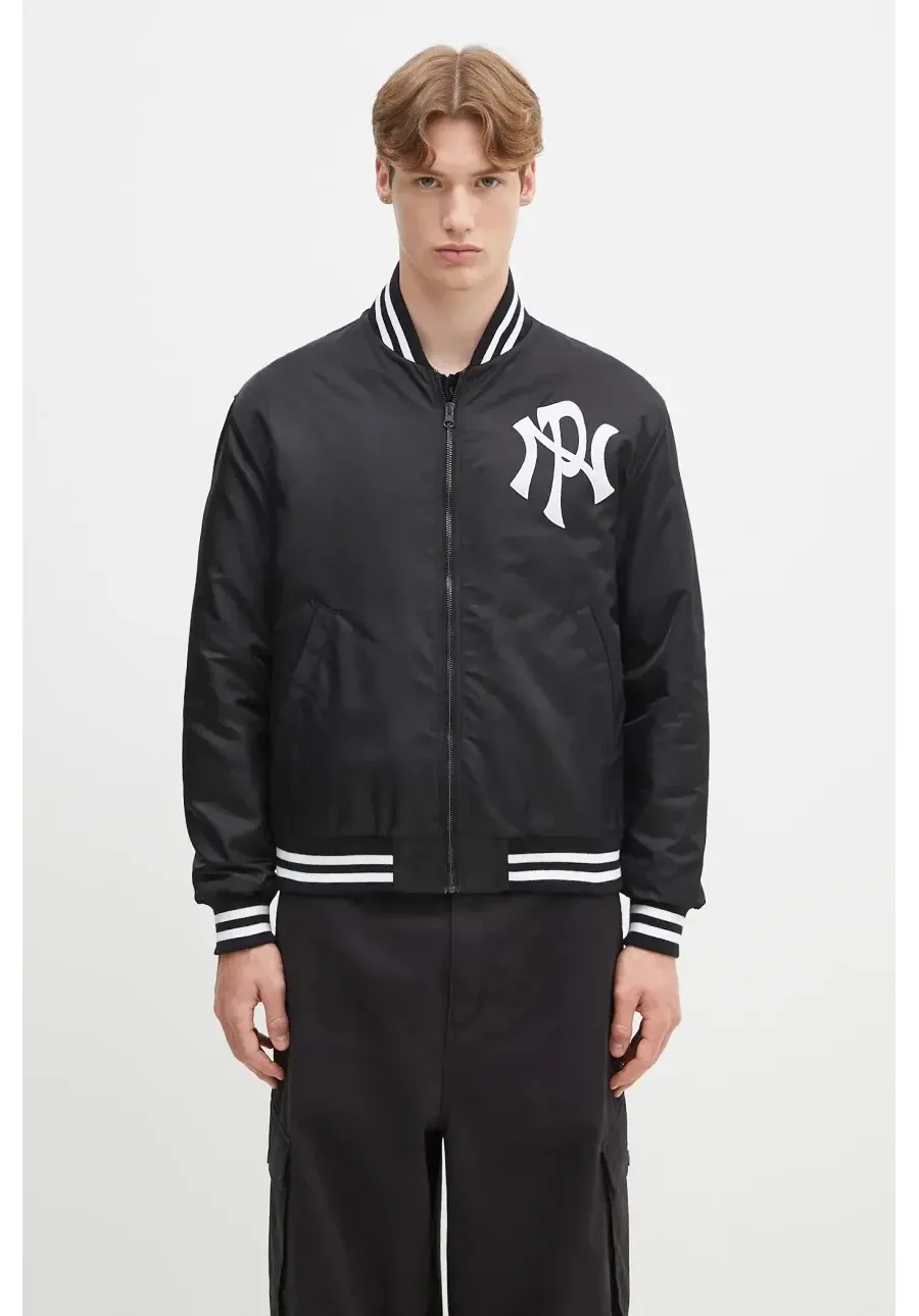 obrazek 1 No Problemo kurtka bomber NYP Nylon Varsity Jacket kolor czarny przejściowa NP7040103