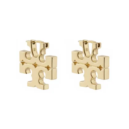 Zdjęcie Tory Burch Kolczyki Eleanor Hidden Hoop Earring 157956 Złoty