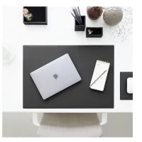 Zdjęcie Czarna podkładka na biurko Mercurio - 80x50 cm lub 90x60 cm